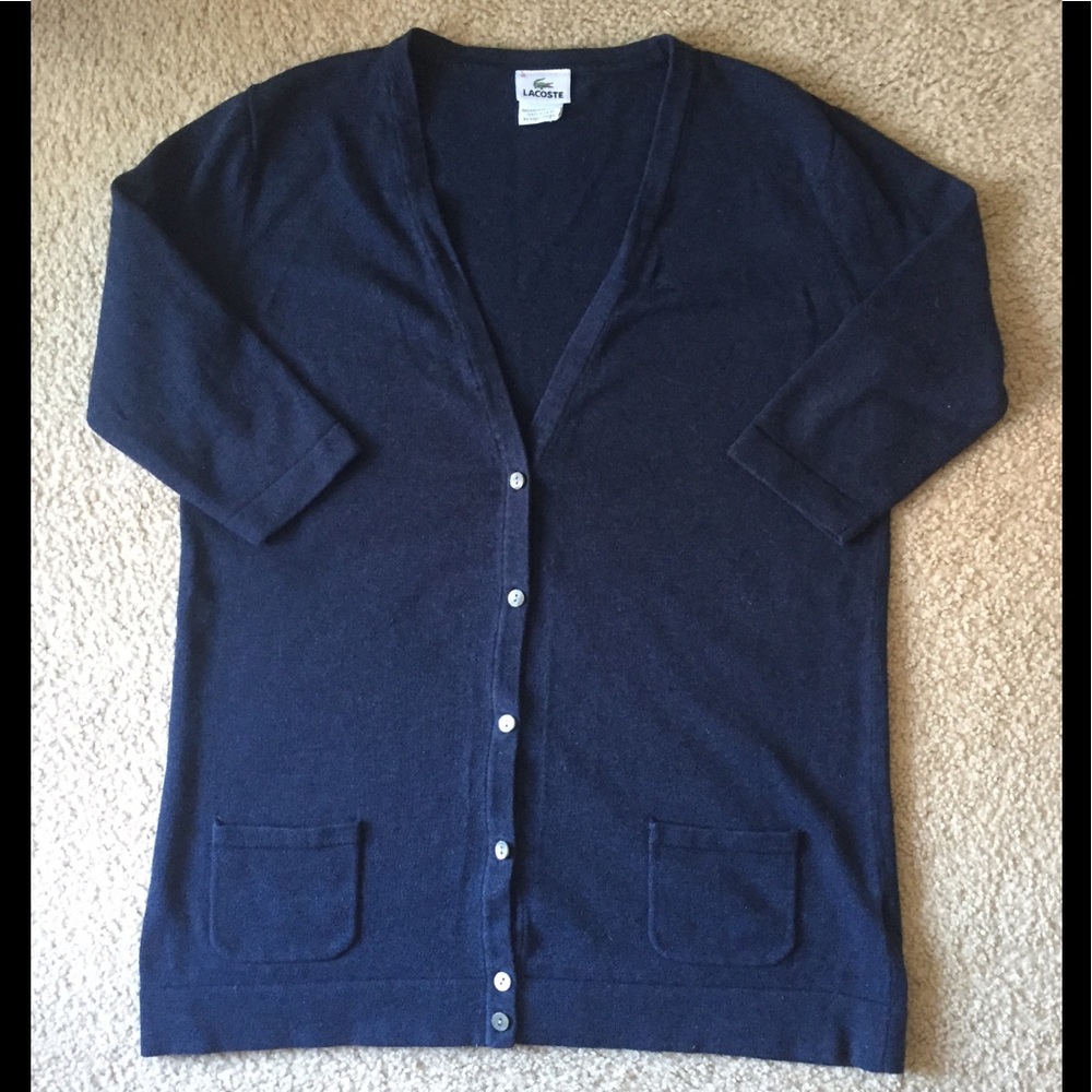 Lacoste Button Up Cardigan!!!